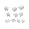 Produktbild: D-Line CLOAP22QSW Kabelkanal Clip-Over Verbindungsstücke Multipack, Aufsteckbare Verbindungsstücke, Verbinden Sie mehrere 22x22mm Kabelkanäle - 10-teiliges Kabelkanal Zubehör Set - Weiß