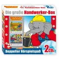 Produktbild: Benjamin Blümchen - Handwerker Box, 2 Audio-CDs 2 CDs, Benjamin Blümchen - Benjamin auf der Baustelle/Benjamin Blümchen als Baggerfahrer