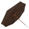 Produktbild: anndora® Sonnenschirm 4 m rund Dunkelbraun Marktschirm Gastronomie Gartenschirm