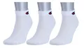 Produktbild: Champion Tennissocken (Baumwolle) Quarter C Logo-Print weiss Herren - 3 Paar