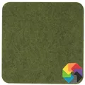 Produktbild: Design Filz Untersetzer eckig - 20x20cm in grün meliert für Glas, Getränke, Bar, Tasse, Vase