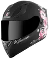 Produktbild: Bogotto H128 Fiori Helm, schwarz/pink, XL