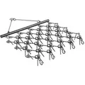 Produktbild: VEVOR Wiesenegge, 178x147x11cm, Wiesenschleppe mit 60 Zähnen, geeignet für ATV- & UTV-Traktoren, für Bodenvorbereitung, Aussaat, Glättung von Land
