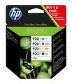 Produktbild: HP 920XL / C2N92AE Tinten Sparset schwarz, cyan, magenta, gelb (4 Stück)