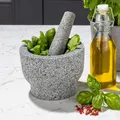 Produktbild: Granitmörser mit Stößel Maße: ca. Ø 15 x H 10cm