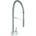 Produktbild: hansgrohe AXOR Starck Einhebel-Küchenmischer, ComfortZone240, Semi-Pro, schwenkbar, 10820000, Farbe: Chrom