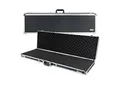 Produktbild: HMF 14405-02 Alu Waffenkoffer für Gewehre mit Rasterschaumstoff, 117 x 36 x 12 cm, Schwarz