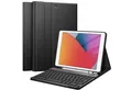 Produktbild: Fintie Tablet-Hülle mit Tastatur für iPad 10.2 Zoll(9/ 8/ 7 Generation - 2021/2020/2019), Soft TPU Case mit Pencil Halter, magnetisch Tastatur mit QWERTZ Layout