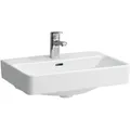 Produktbild: LAUFEN PRO S Waschtisch Compact, 1 Hahnloch, ohne Überlauf, 550x380mm, H8189584001561, Farbe: Weiß mit LCC