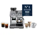 Produktbild: De'Longhi La Specialista Arte Evo EC9255.M, Siebträgermaschinee mit Kaltbrühfunktion, Professioneller Milchaufschäumer, Sensor Mahltechnologie, Inklusive Barista-Kit, Metall