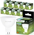 Produktbild: LUMILED GU5.3 LED Lampen Leuchtmittel, Spot 10 Stück Set MR16 6W entspricht 50W, 6500K Kaltweiß 12V 580 Lumen, 120° Abstrahlwinkel Spots kalt
