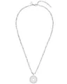 Produktbild: Purelei Lolani Kette Damen (Silber) – Halskette Damen aus langlebigem Edelstahl – Wasserfeste Kette mit Anhänger – 45-50 cm Länge verstellbar – Halskette für deinen individuellen Look