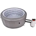 Produktbild: CANADIAN SPA CO. Grand Rapids Hot Tub Outdoor 4 Personen, Ø 175 cm x 74 cm, rund, Hot Tub aufblasbar mit 110 Hydrotherapie-Düsen und Heizdecke