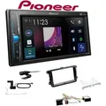 Produktbild: Pioneer DMH-A3300DAB 2-DIN Multimedia Autoradio Bluetooth DAB+ USB mit Einbauset für Volkswagen VW Jetta ab 2006