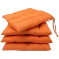 Produktbild: Zollner Stuhlkissen,, Orange, Textil, Quadratisch, 40x3x40 cm, Oeko-Tex® Standard 100, Wohntextilien, Kissen, Sitzkissen