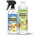 Produktbild: Geruchsentferner Set – Hundespray + Enzymreiniger, mikrobiologisch & effektiv