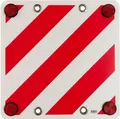 Produktbild: Warntafel Kunststoff 50x50 cm mit 4 Reflektoren Warnschild Heckträger 097604