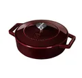 Produktbild: BerlingerHaus Kasserolle Burgundy, Gusseisen (Set, Kasserolle mit Deckel), Preseason-Beschichtung