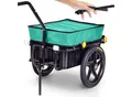 Produktbild: SAMAX Lastenanhänger / Fahrradanhänger für 60 Kg / 70 Liter mit Kupplung in Grün