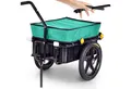 Produktbild: SAMAX Fahrradlastenanhänger Lastenanhänger / Fahrradanhänger 60 Kg / 70 L mit Kupplung in Grün