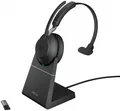 Produktbild: Jabra Evolve2 65 USB-A MS Mono inkl. Ladestation - 26599-899-989 schwarz