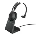 Produktbild: Jabra 26599-899-989 Jabra Evolve2 65 UC Mono Headset schwarz BT USB-A + Ladestat