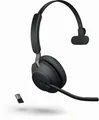 Produktbild: JABRA Evolve2 65 monaural MS USB-A Bluetooth LS black 