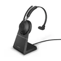 Produktbild: Jabra Evolve2 65 MS Mono USB-A black mit Ladestation
