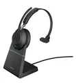 Produktbild: Jabra Evolve2 65 kabelloser MS Mono Kopfhörer, USB-A mit Ladestation