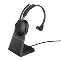 Produktbild: Jabra Evolve 2 65 MS Wireless Bluetooth Mono Headset  schwarz m. Ladestation