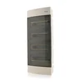Produktbild: Sicherungskasten Unterputz, ABS 4-reihig für 48 Module, IP40, transparente Tür