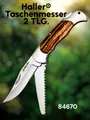 Produktbild: Haller 84670| 2 teiliges Taschenmesser Klappmesser Jagdmesser mit Klinge + Säge