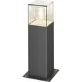 Produktbild: Lucande Außenleuchte Keke 9619240 Spritzwassergeschützt Modern in Schwarz aus Aluminium 1-flammig E27