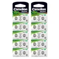 Produktbild: 2x 10er Camelion AG8 191 391 SR1120 LR1120 SR1121 Knopfzelle 1,5V Batterien