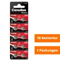 Produktbild: Camelion AG8 LR1120 LR55 391 381 1,5V Knopfzellen Alkaline 10 Uhrenbatterien