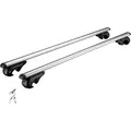 Produktbild: Wiltec Dachträger Universal 120 Cm, Dachgepäckträger Bis 90 Kg, Gepäckträger Aus Aluminium, Robuster Dachbox Grundträger, Dachgrundträger Für Auto