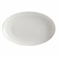 Produktbild: Maxwell & Williams White Basics Platte oval Servierplatte Porzellan Weiß 25x16cm