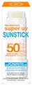 Produktbild: Garnier Ambre Solaire LSF 50+ Super UV Sunstick, transparent & nicht fettend, für Gesicht & Lippen, hoher UV-Schutz, pflegend mit Shea Butter & Vitamin E, 8h Feuchtigkeit, 9g