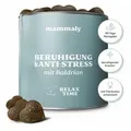 Produktbild: mammaly Beruhigungsmittel für Hunde Relax Time 110 Leckerlis mit Baldrian & Zitronenmelisse Entspannungs- Anti-Stress-Mittel leckere Snacks Seelen...