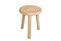 Produktbild: Spetebo Blumenhocker aus Holz mit 3 Beinen - rund naturbelassen (Größe wählbar, 1 St., Ø 30 cm / Ø 35 cm), stabiler Stand auf 3 Beinen