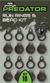 Produktbild: Fox Rage Predator Camo Run Rings & Bead Kit 10st.