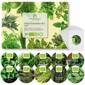 Produktbild: 10er Set BIO Kräutersamen - Anzuchtset aus biologischem Anbau ideal für Zuhause