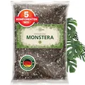 Produktbild: ORAGARDEN Monstera Erde für Zimmerpflanzen und Garten - 3L Monstera Substrat für Pflanzen, Palmen, Blumen - 5 Komponenten Blumenerde