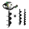 Produktbild: ERDBOHRER BENZIN ERDLOCHBOHRER 51,7CC MIT 100 150 200 MM BOHRER ZIPPER ZI-ELB70