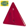 Produktbild: 1x HELLA Dreieck Rückstrahler Rot Reflektor für Anhänger PKW LKW KFZ 156 x 8mm