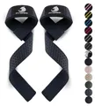 Produktbild: Fitgriff® Zughilfen (gepolstert) für Krafttraining, Bodybuilding, Fitness - Kreuzheben Gurte - Lifting Straps - für Frauen und Männer (Navy Blue, Grip)