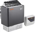 Produktbild: VEVOR Saunaofen, 6 kW, 400 V, 3N tragbarer Saunaofen für drinnen & draußen mit 3-Stunden-Timer, digitaler Regler für 5–9 m³ großes Zuhause, gewerbliche Nutzung in Hotel-Spa-Duschen, max. 110 °C