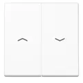 Produktbild: Jung Wippe Symbole Pfeile 2-f A 595 BF P WW Taster Schalter Jalousie A595BFPWW