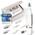 Produktbild: GRUNDIG Maniküre Set elektrisch - Schöne Nägel dank Power LED und 17tlg Saphir Zubehör I Pediküre Fußpflege Set und Maniküre Set mit Zubehö...