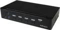 Produktbild: StarTech.com 4 Port HDMI KVM Switch - HDMI KVM Umschalter mit USB 3.0 Hub - 1080p - KVM-/USB-Switch - USB - 4 x KVM/Audio/USB + 3 x SuperSpeed USB - 1 lokaler Benutzer - an Rack montierbar - AC 120/230 V/DC 9 - 12 V
